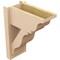 Ekena Millwork 8-in W x 16-in D x 20-in H Funston Trad Rough Cedar Woodgrain TimberThane Outlooker, Primed Tan OUTUR080X16X20FST04RCPR - alternate 3